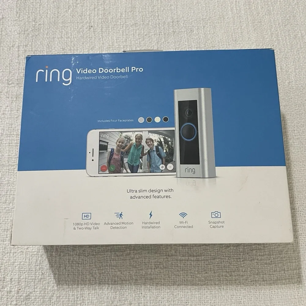 Ring Video Doorbell Pro Home‎ Security Camera Video Protection New NIB